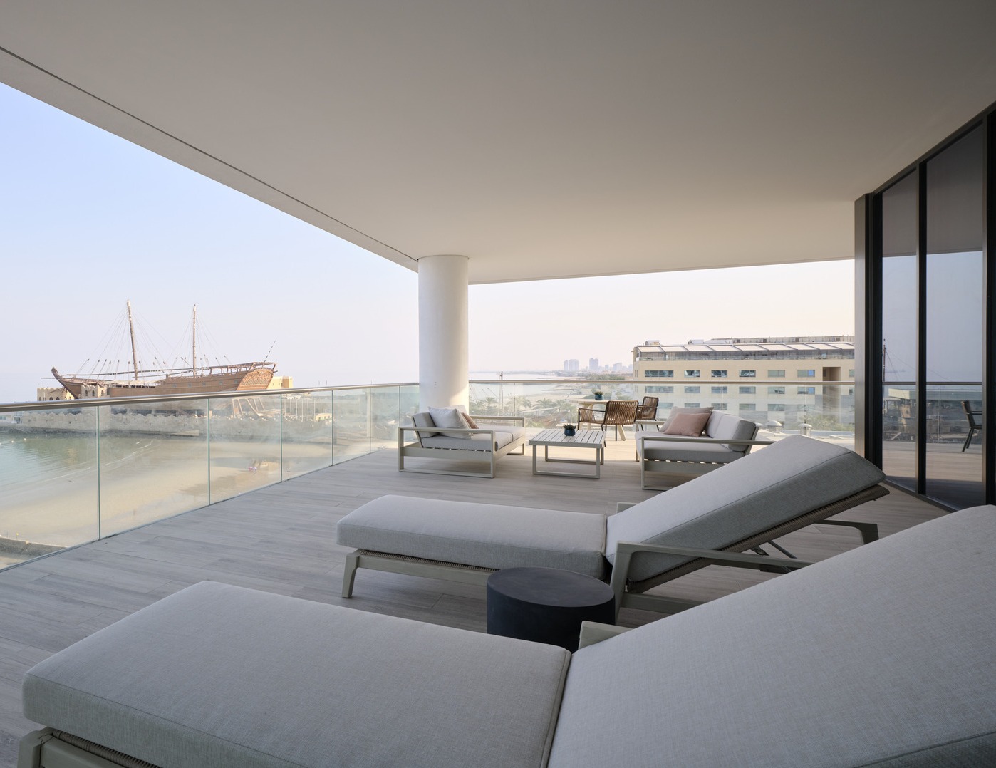  جناح غرفة واحدة مع تراس